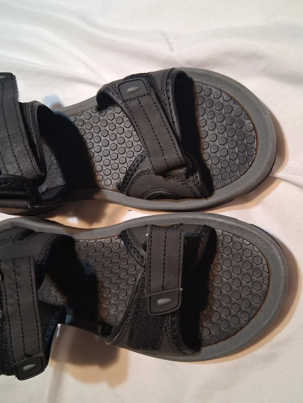 Khombu Barracuda Black Sport Hiking Sandals Water Shoes Men's Size 10M Trail